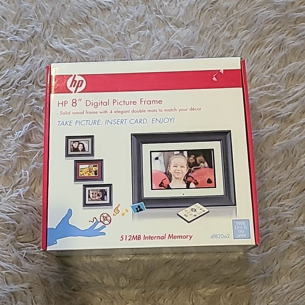 NWT HP‎ 8" digital picture frame
